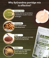 Ragi, Green Gram, Dalia Almonds Porridge Mix 2
