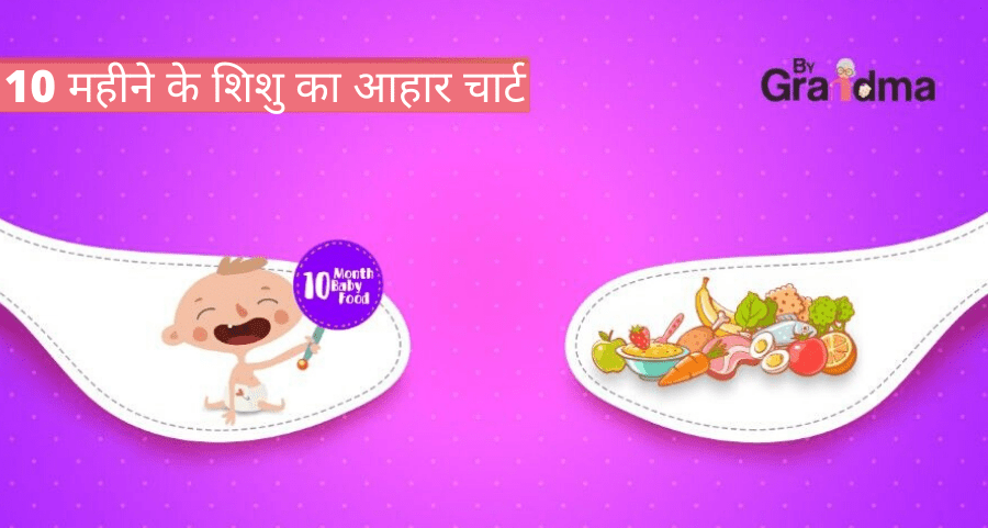 10 महीने के शिशु का आहार चार्ट - ByGrandma